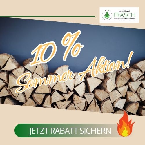 Brennholz Sommer Aktion bei Frasch Brennholzhandel Brennholz Sommer Aktion bei Frasch Brennholzhandel